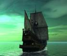 Antique πλοίο - Carabela